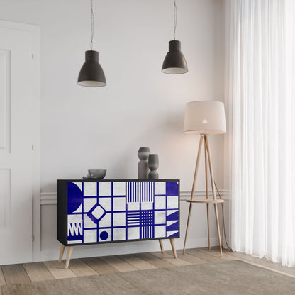 THE RIGHT PLACES 2-Door Sideboard in Black Finish