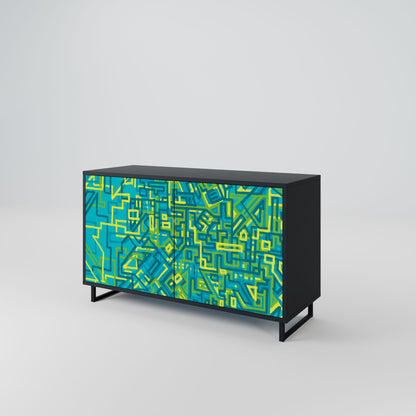 Credenza a 2 ante NOSTALGIC MEMORIES in finitura nera
