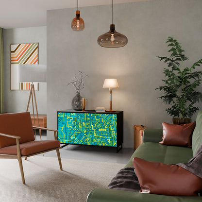 Credenza a 2 ante NOSTALGIC MEMORIES in finitura nera