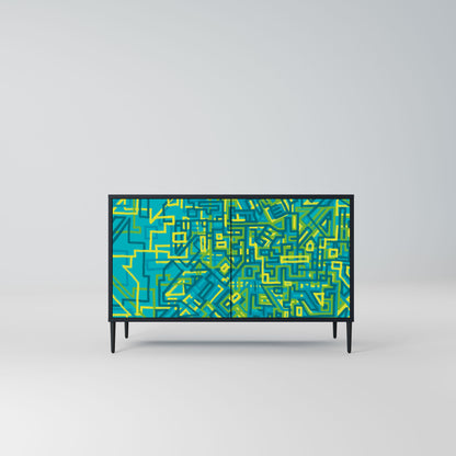 Credenza a 2 ante NOSTALGIC MEMORIES in finitura nera