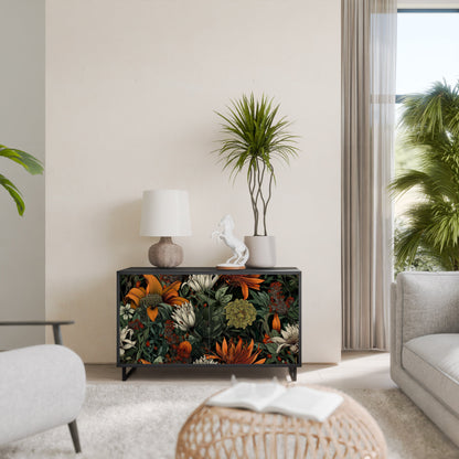 Credenza a 2 ante MIDNIGHT SPROUT in finitura nera