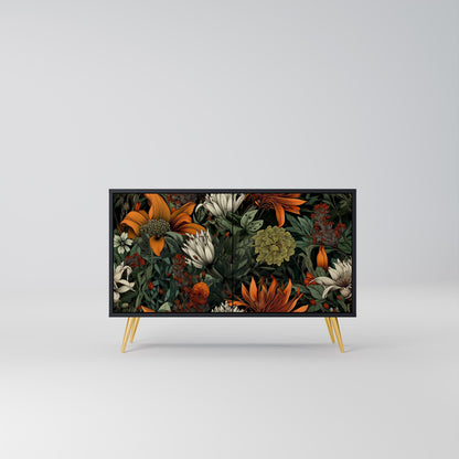 Credenza a 2 ante MIDNIGHT SPROUT in finitura nera
