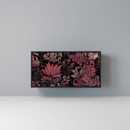 FLORAL WHISPER Madia a 2 Ante in Finitura Nera