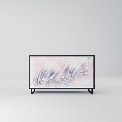 Credenza TIMELESS FLOAT a 2 ante in finitura nera
