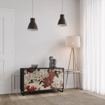 Credenza a 2 ante EPHEMERAL DAYS in finitura nera