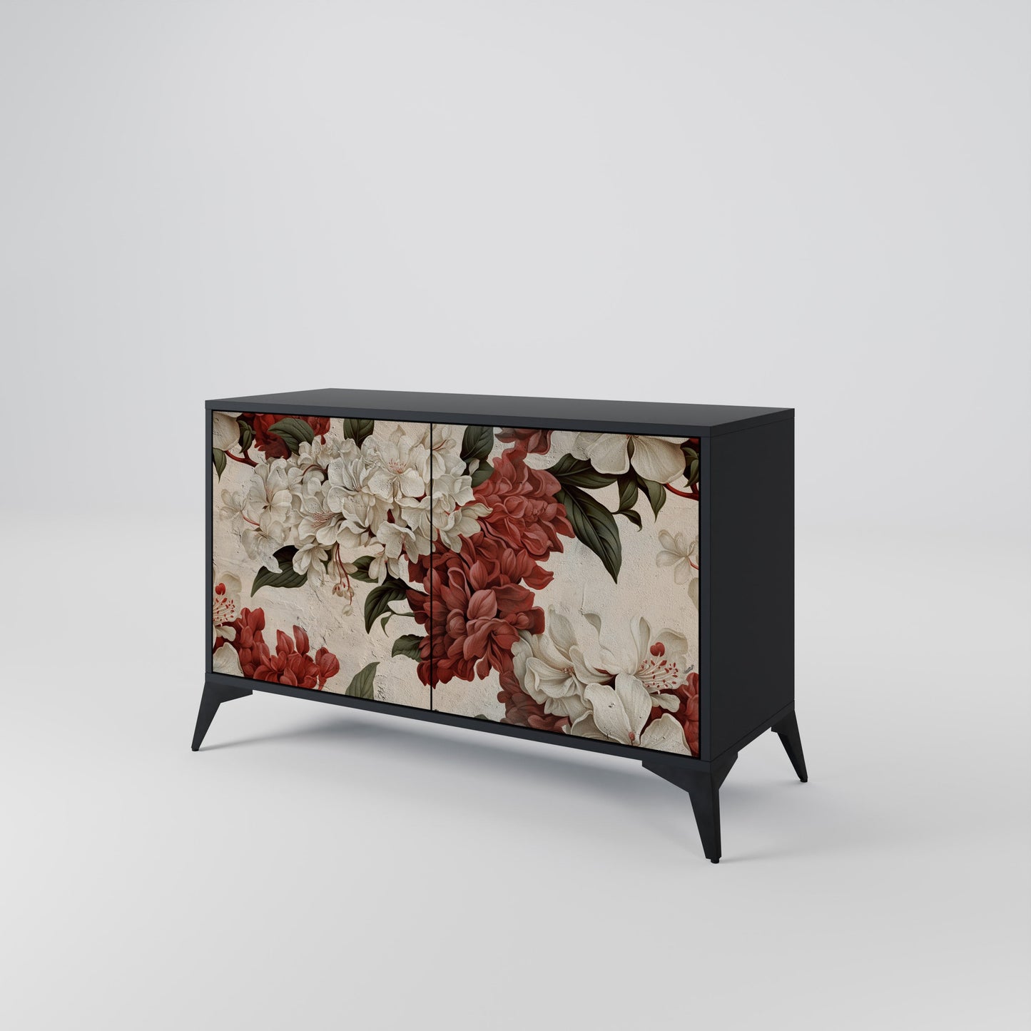 Credenza a 2 ante EPHEMERAL DAYS in finitura nera