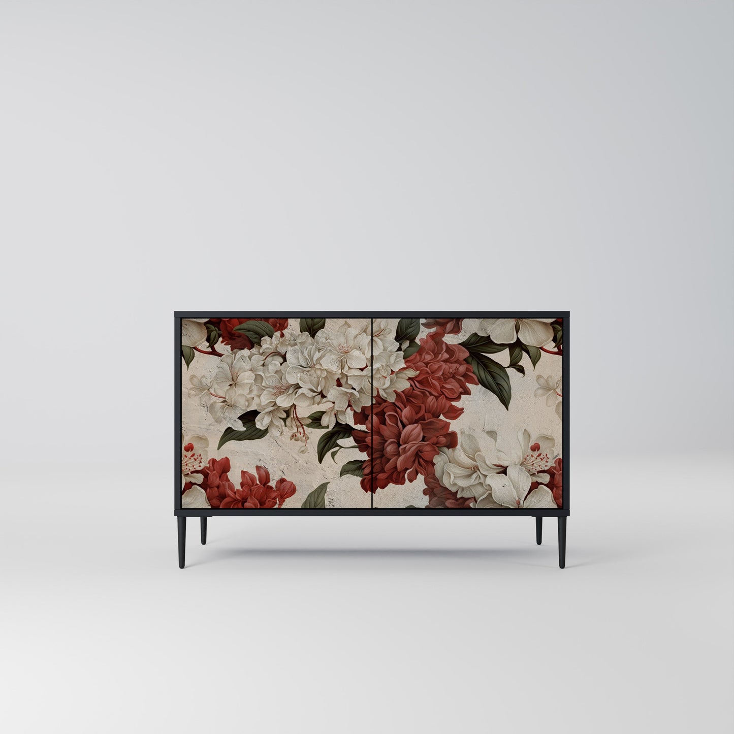 Credenza a 2 ante EPHEMERAL DAYS in finitura nera
