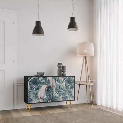 Credenza a 2 ante POPINJAY LOOK in finitura nera