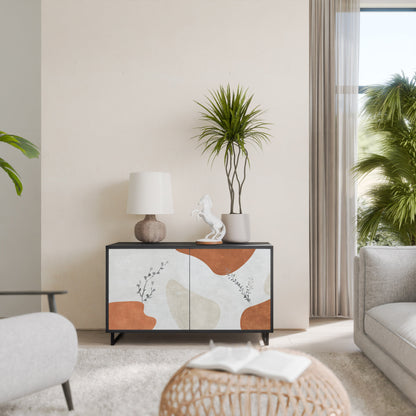 Credenza TRANQUIL TWIG a 2 ante in finitura nera