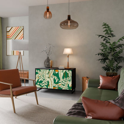 Credenza a 2 ante VERDANT PLEASURES in finitura nera