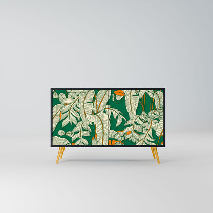 Credenza a 2 ante VERDANT PLEASURES in finitura nera