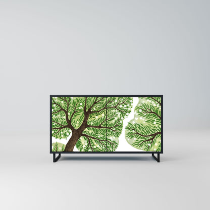 Credenza a 2 ante WILDERNESS DASH in finitura nera