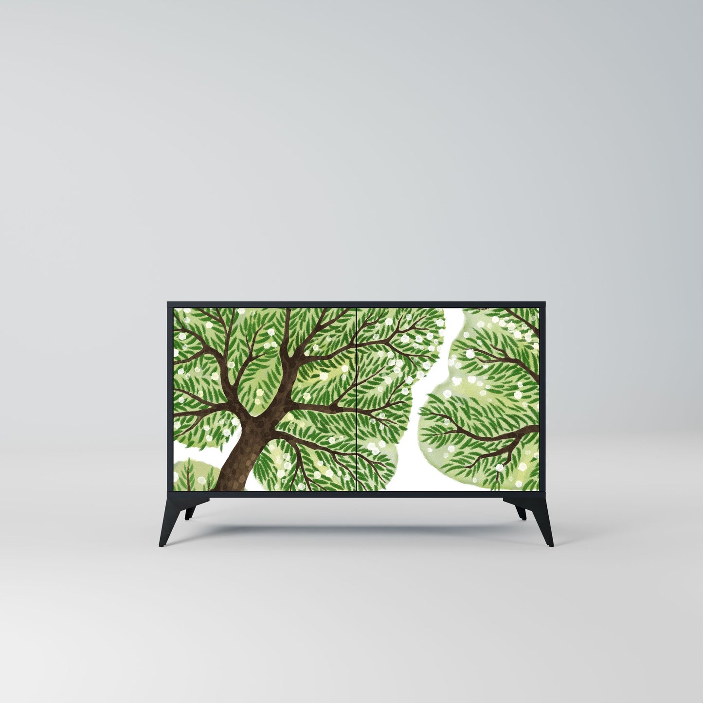 Credenza a 2 ante WILDERNESS DASH in finitura nera