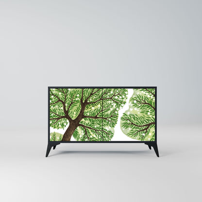 Credenza a 2 ante WILDERNESS DASH in finitura nera