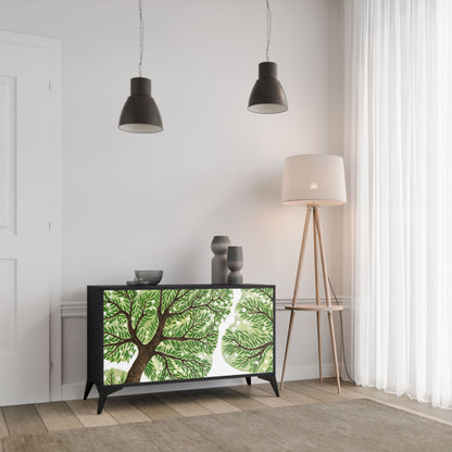 Credenza a 2 ante WILDERNESS DASH in finitura nera
