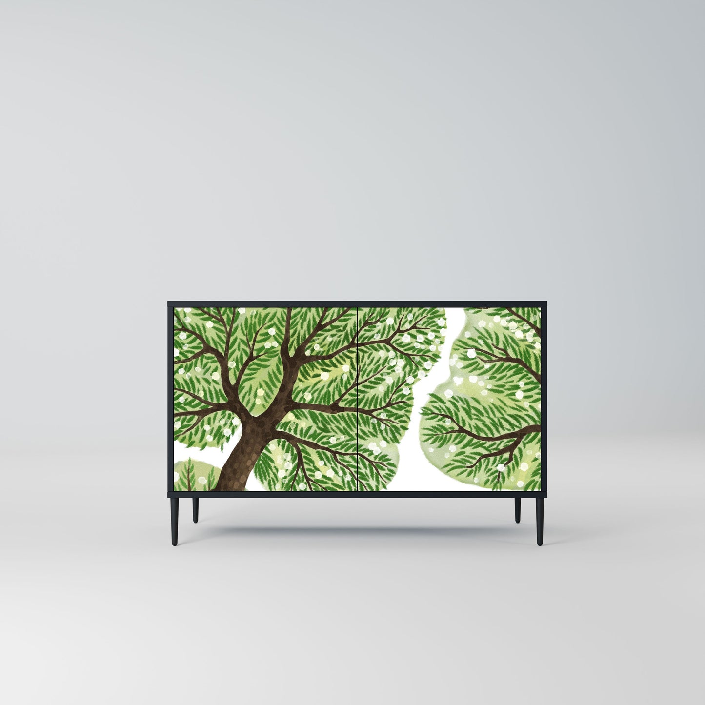 Credenza a 2 ante WILDERNESS DASH in finitura nera