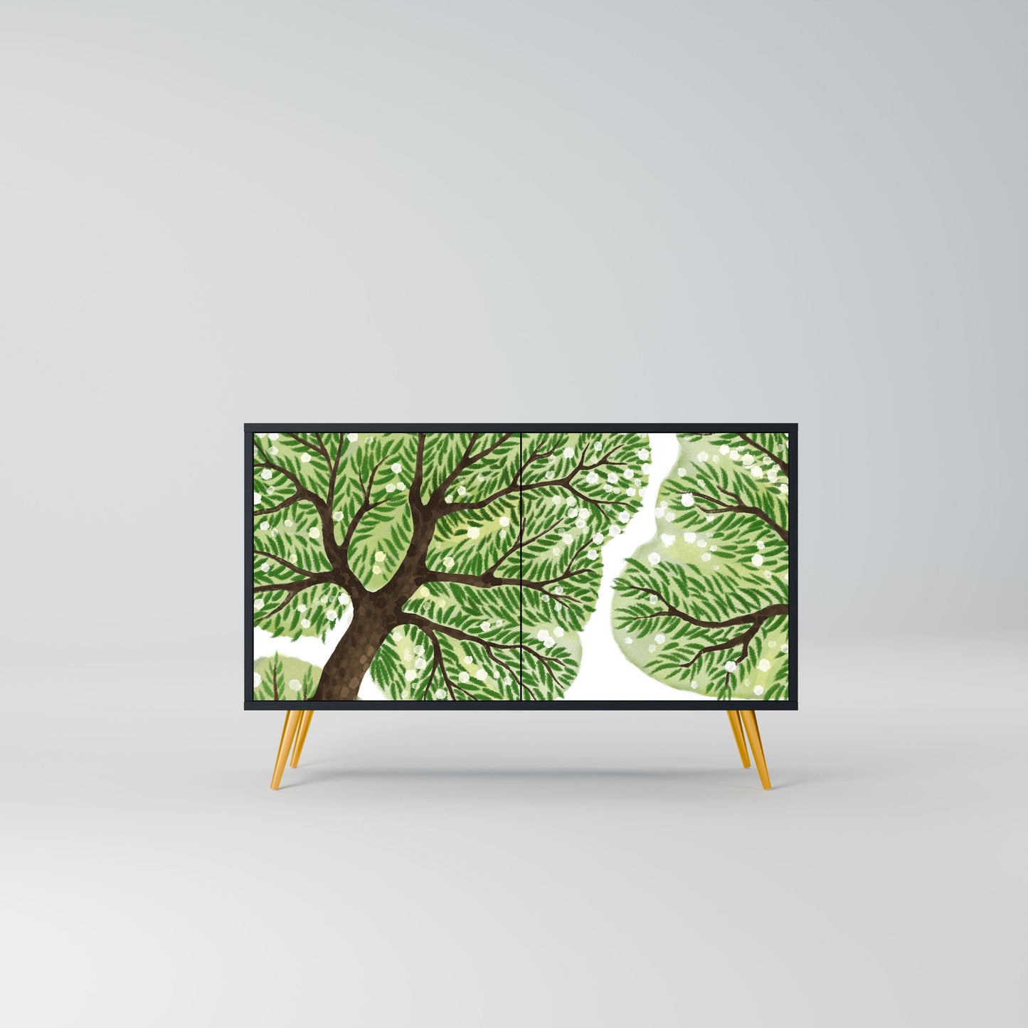 Credenza a 2 ante WILDERNESS DASH in finitura nera