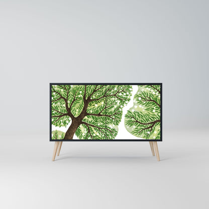 Credenza a 2 ante WILDERNESS DASH in finitura nera