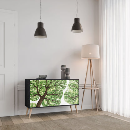 Credenza a 2 ante WILDERNESS DASH in finitura nera