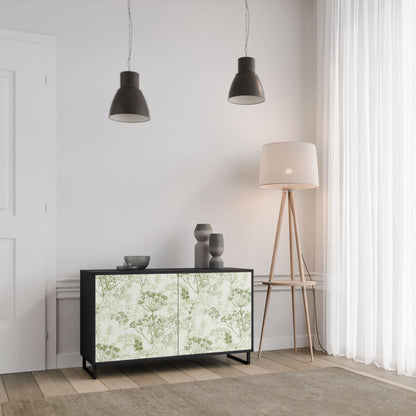 Credenza a 2 ante FENNEL BALDACHIN in finitura nera