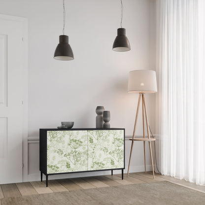 Credenza a 2 ante FENNEL BALDACHIN in finitura nera