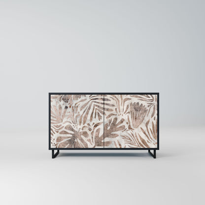 PASSING TIME 2-Door Sideboard in Black Finish