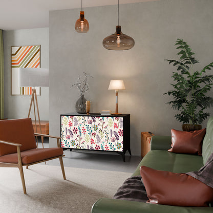 Credenza AUTUMN SUNDRIES a 2 ante in finitura nera