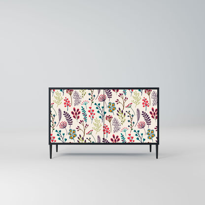 Credenza AUTUMN SUNDRIES a 2 ante in finitura nera