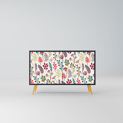 Credenza AUTUMN SUNDRIES a 2 ante in finitura nera
