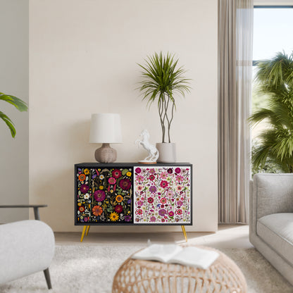 DAYNITE GARDEN Madia a 2 Ante in Finitura Nera