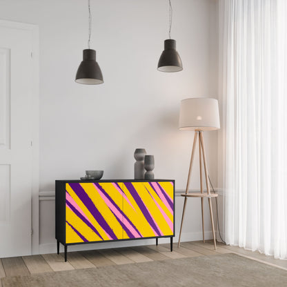 DREAMS COME TRUE 2-Door Sideboard in Black Finish