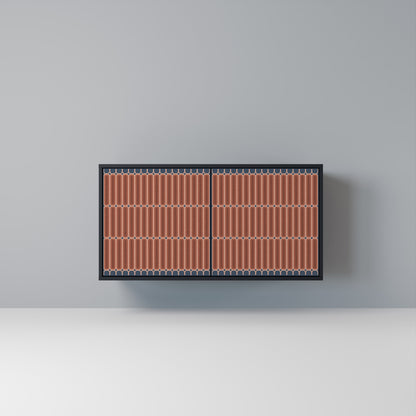 HYPNOTIC GATE Madia a 2 Ante in Finitura Nera