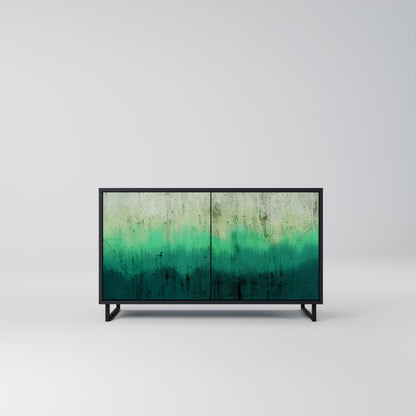 Credenza a 2 ante NORTHERN LIGHTS in finitura nera
