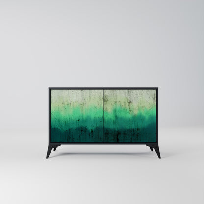 Credenza a 2 ante NORTHERN LIGHTS in finitura nera
