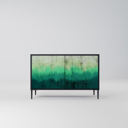 Credenza a 2 ante NORTHERN LIGHTS in finitura nera