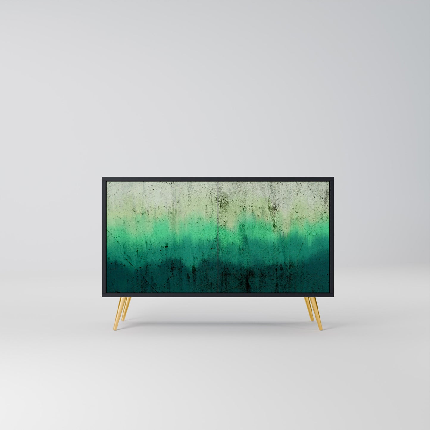 Credenza a 2 ante NORTHERN LIGHTS in finitura nera