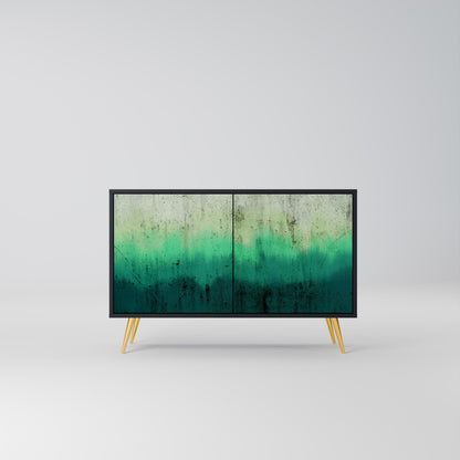 Credenza a 2 ante NORTHERN LIGHTS in finitura nera