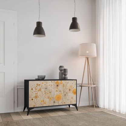MORNING GLADE 2-Door Sideboard in Black Finish