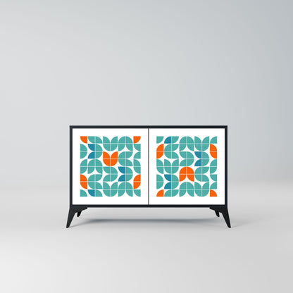 Credenza BE THE CHANGE a 2 ante in finitura nera