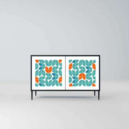 Credenza BE THE CHANGE a 2 ante in finitura nera