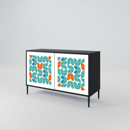 Credenza BE THE CHANGE a 2 ante in finitura nera
