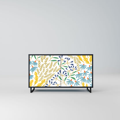 Credenza HELLO SPRING a 2 ante in finitura nera