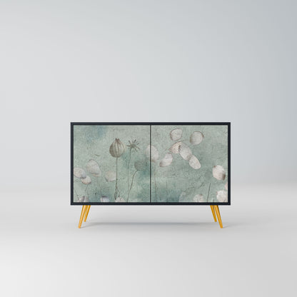 Credenza NIGHT LADY a 2 ante in finitura nera