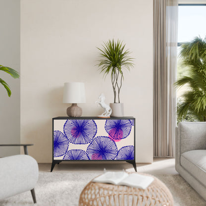 Credenza MAGIC NATURE a 2 ante in finitura nera