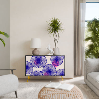 Credenza MAGIC NATURE a 2 ante in finitura nera