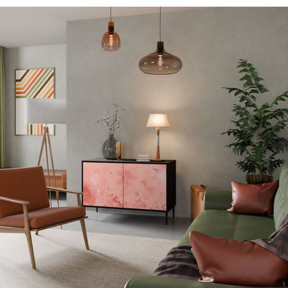Credenza CRANE DANCE a 2 ante in finitura nera