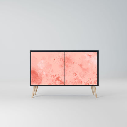Credenza CRANE DANCE a 2 ante in finitura nera