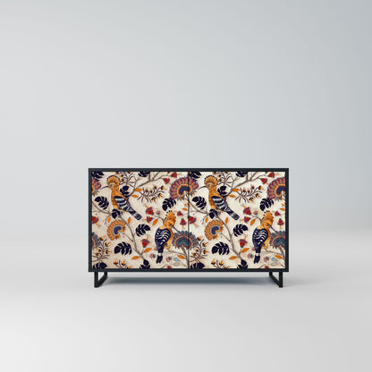 Credenza EMINENT HOOPOE a 2 ante in finitura nera