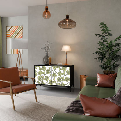 Credenza SEEDLING SONGBIRD a 2 ante con finitura nera