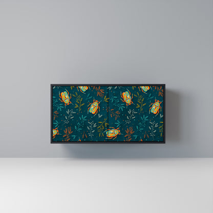 AUTUMN INSECTS Madia a 2 Ante in Finitura Nera